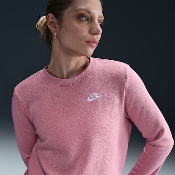 Light pink nike crewneck store
